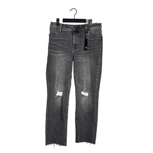 Kut From The Kloth High Rise Rachael Fab Ab Size 12 12L Mom Ankle Crop Faded NWT